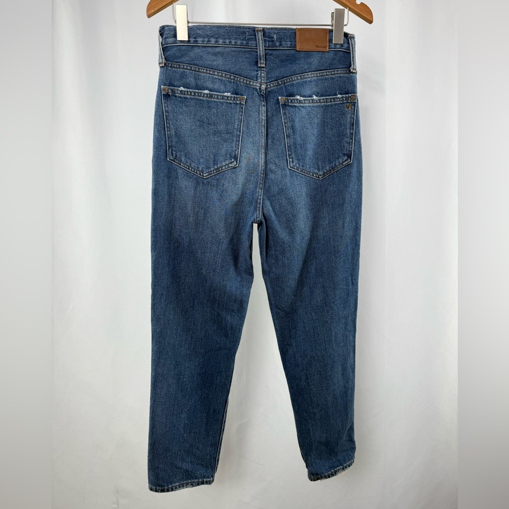 Madewell The Mom Jean in Downey Wash Blue Size 27 - Picture 6 of 11